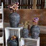 Small Black Terracotta Vase