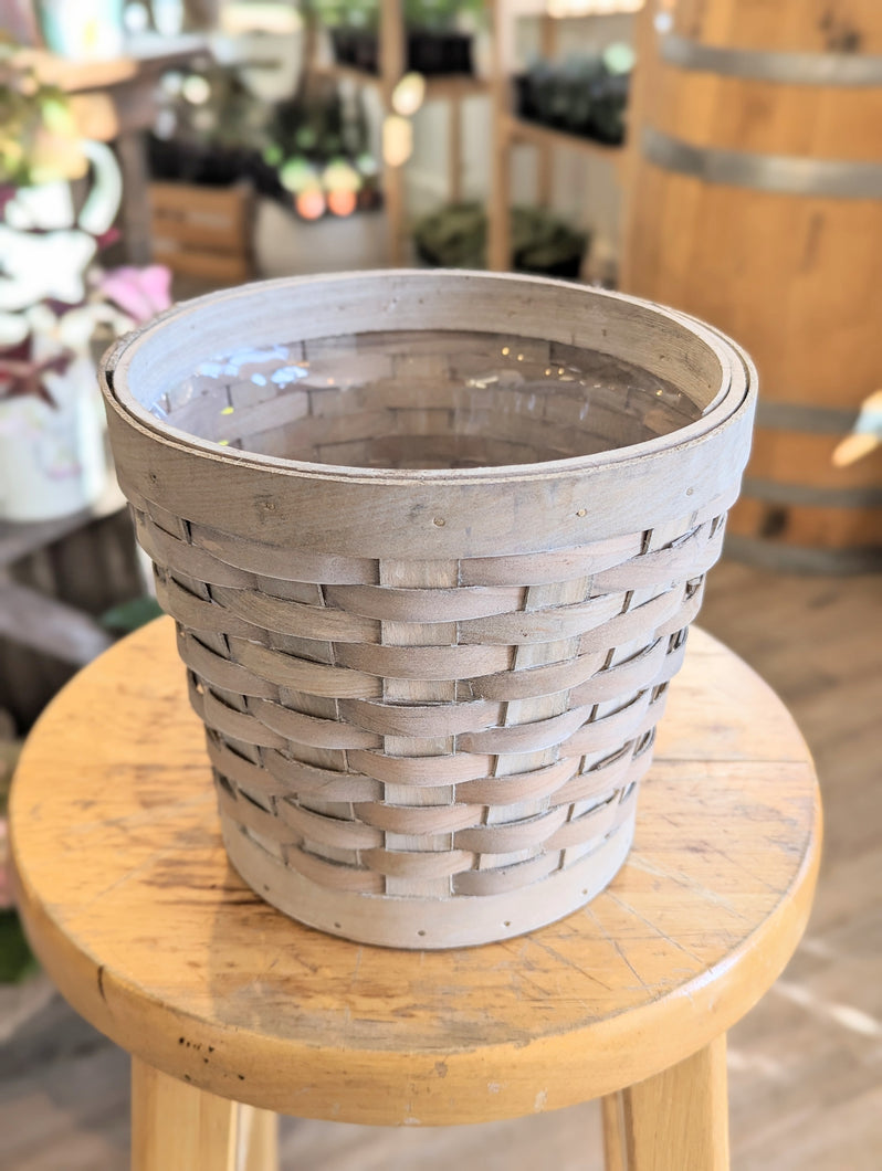 Brown Planter Baskets w/Liner