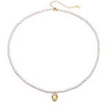 Haiku Lane | Enchanted Heart Pearl Necklace