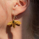 This Ilk | Mustard Short Petalum Earrings