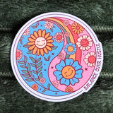 Mindful Over Mind Full Stickers