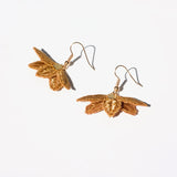 This Ilk | Mustard Short Petalum Earrings