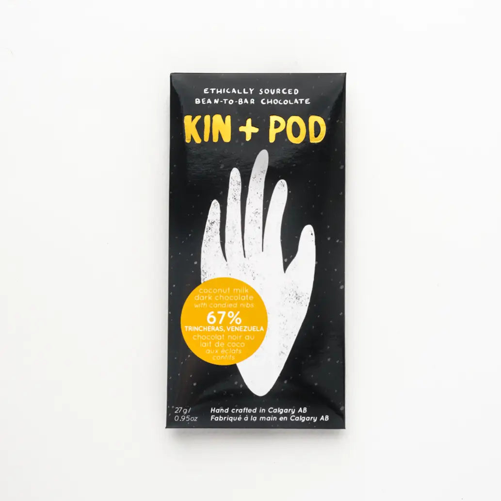 Kin + Pod 67% Coconut Milk Craft Chocolate Bar