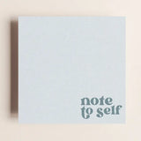 Note to Self (Ice Blue) Sticky Notes
