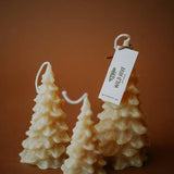 Christmas Tree Beeswax Candles