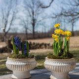 Small Antique Finish Ceramic Urn