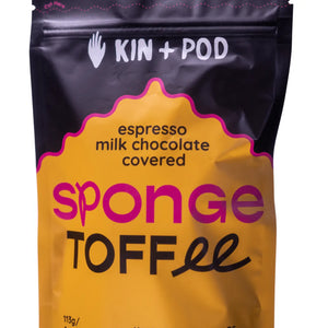 Kin + Pod Espresso Milk Chocolate Covered Sponge Toffee