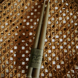 Moss Green Beeswax Taper Candles