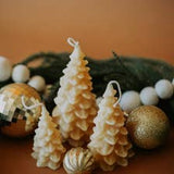Christmas Tree Beeswax Candles