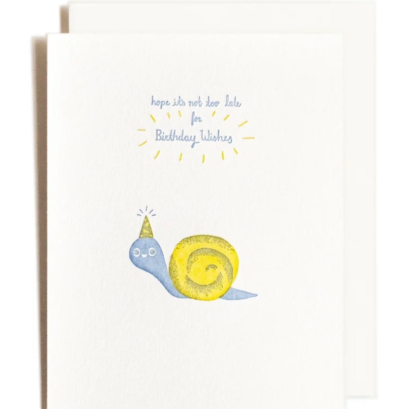 Homework Letterpress Greeting Card