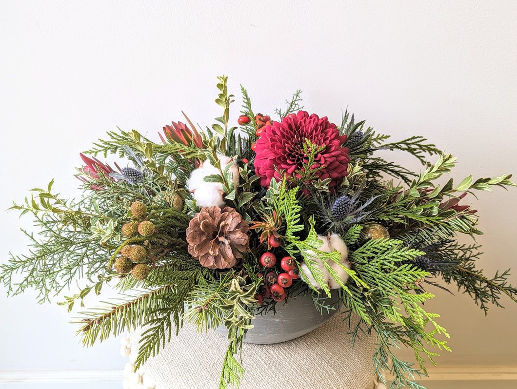 Winter Woodland Table Centrepiece