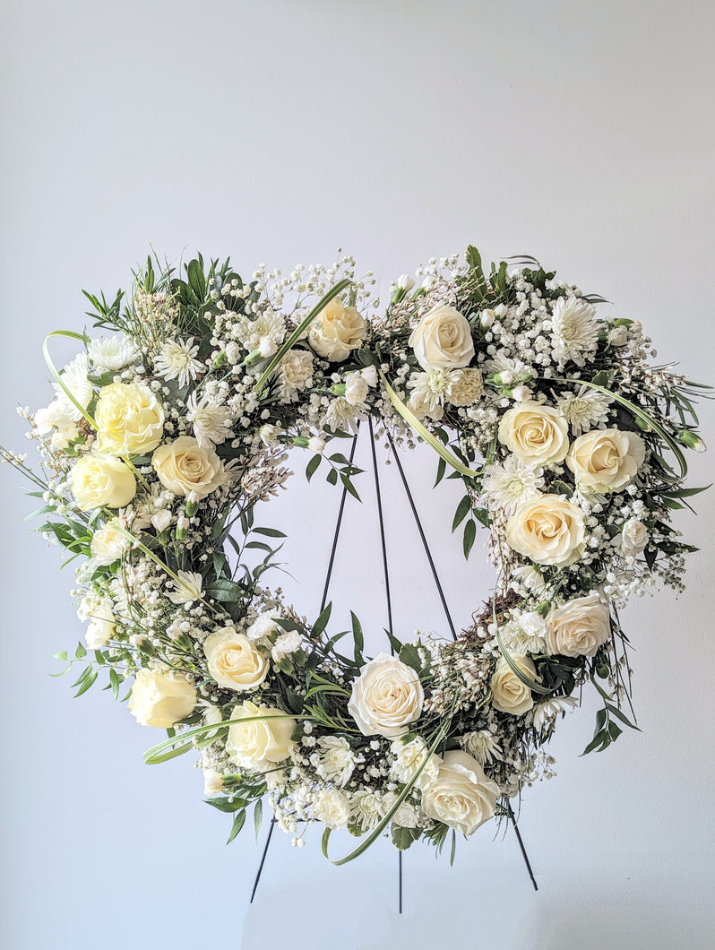 Heart-full Tribute Wreath