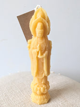 Load image into Gallery viewer, 3 Guanyin Pillar Beeswax Candle - EastVan Bees