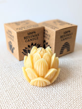Load image into Gallery viewer, Lotus Flower Beeswax Candle - EastVan Bees