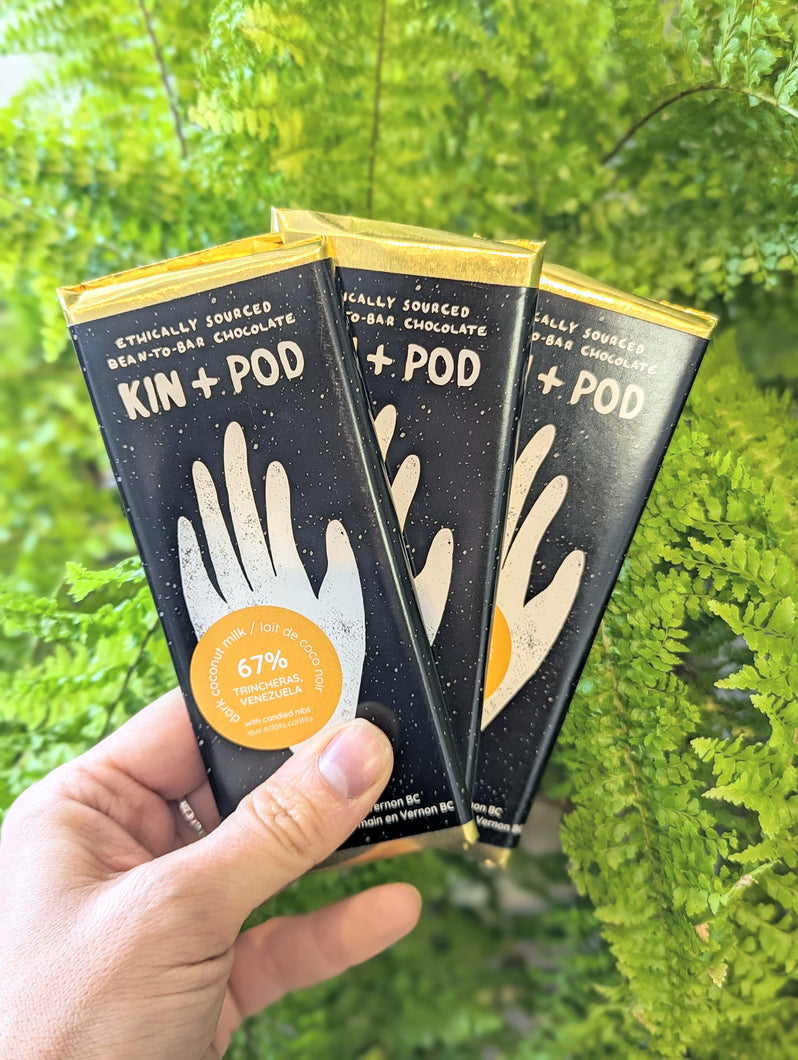 Kin + Pod 67% Coconut Milk Craft Chocolate Bar