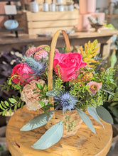 Load image into Gallery viewer, The Mini Meadow Basket Arrangement