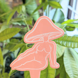 Mushroom Lady Plant Stakes