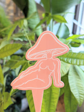 Load image into Gallery viewer, Mushroom Lady Plant Stakes