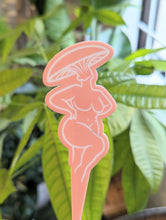 Load image into Gallery viewer, Mushroom Lady Plant Stakes