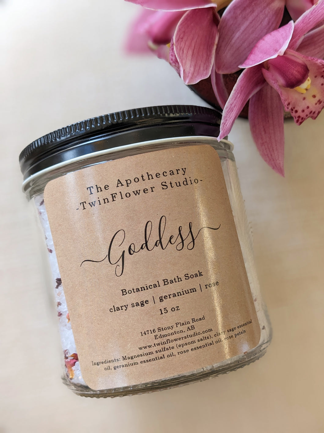 Goddess Botanical Bath Soak - The Apothecary at TwinFlower Studio