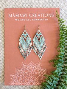 Mamawi Creations | Nahâpiw, She Has Clear Vision  | Earrings