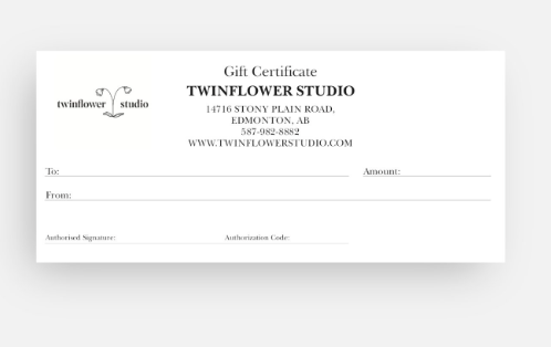 TwinFlower Studio Gift Card