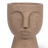 Face Pedestal Planter