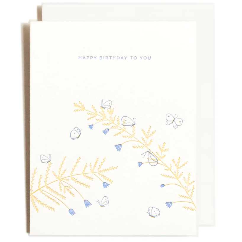 Homework Letterpress Greeting Card