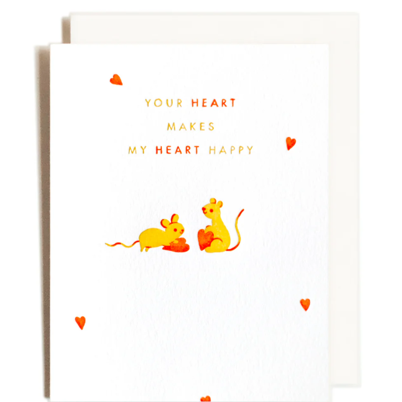 Homework Letterpress Greeting Card