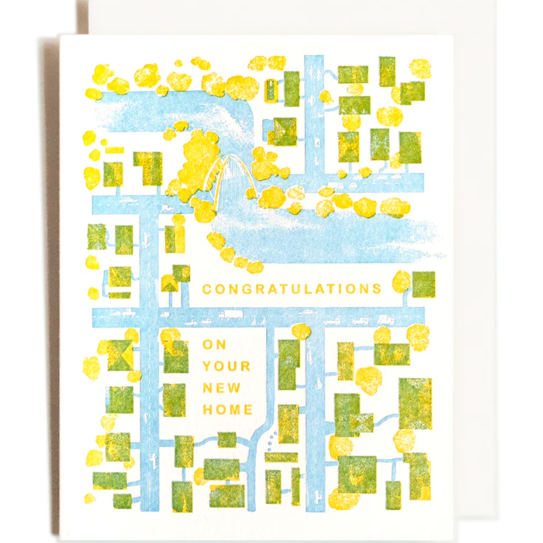Homework Letterpress Greeting Card