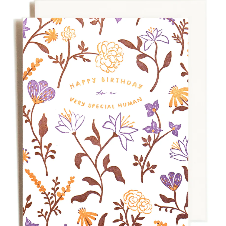 Homework Letterpress Greeting Card