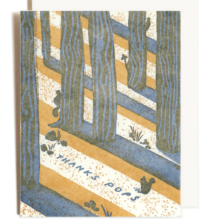 Homework Letterpress Greeting Card