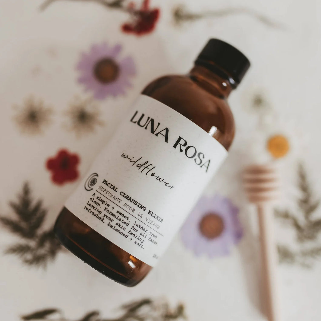 Wildflower Honey | Facial Cleansing Elixir - Luna Rosa Botanicals