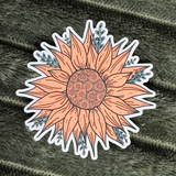 Sunflower Sticker | Nature Lover Gift | Flower Sticker