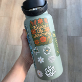 Enjoy the Journey Sticker | Mental Health Sticker | Nature