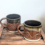 Chocolate Brown Mountain Mug | Bruno Bellows