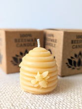 Load image into Gallery viewer, Skep Beehive Beeswax Candle - EastVan Bees