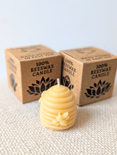 Load image into Gallery viewer, Skep Beehive Beeswax Candle - EastVan Bees