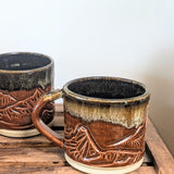 Chocolate Brown Mountain Mug | Bruno Bellows