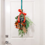 evergreen door swag