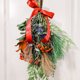 evergreen door swag
